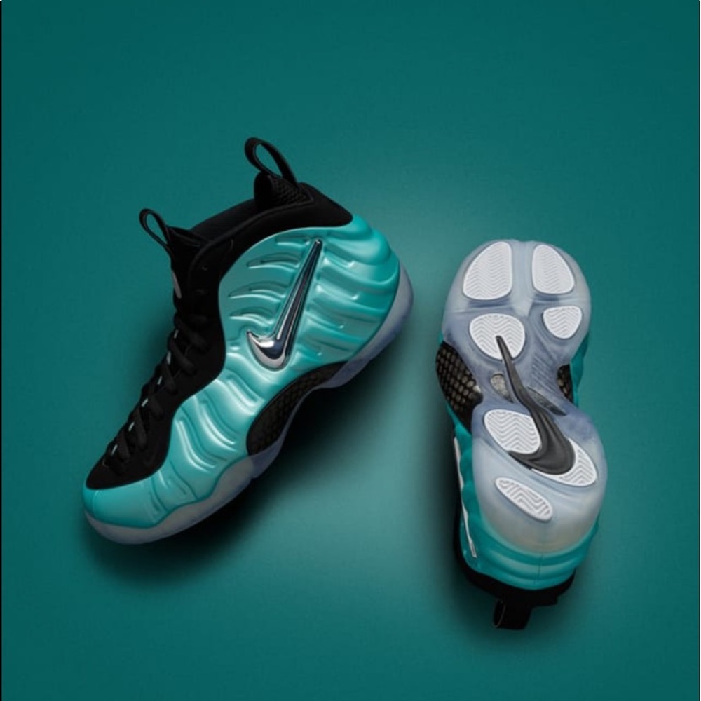 Nike Foamposite Pro Island Green kids